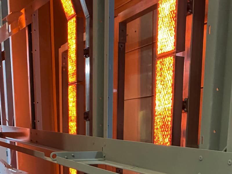 radiant high heat technology oven