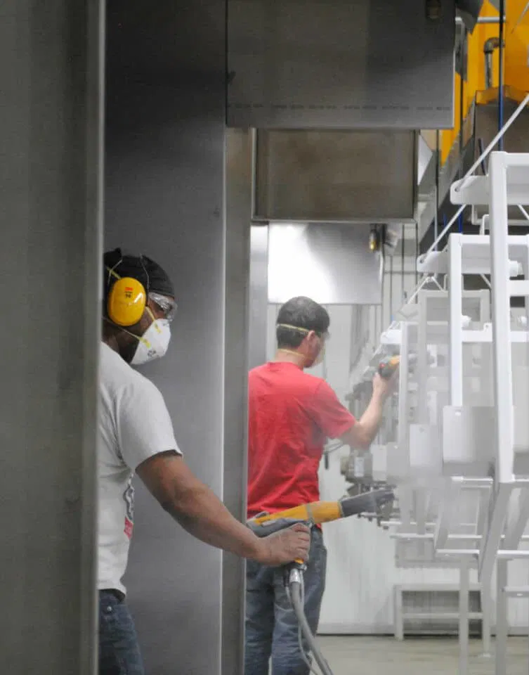 Compass Powder Coating Install WolfRayet System